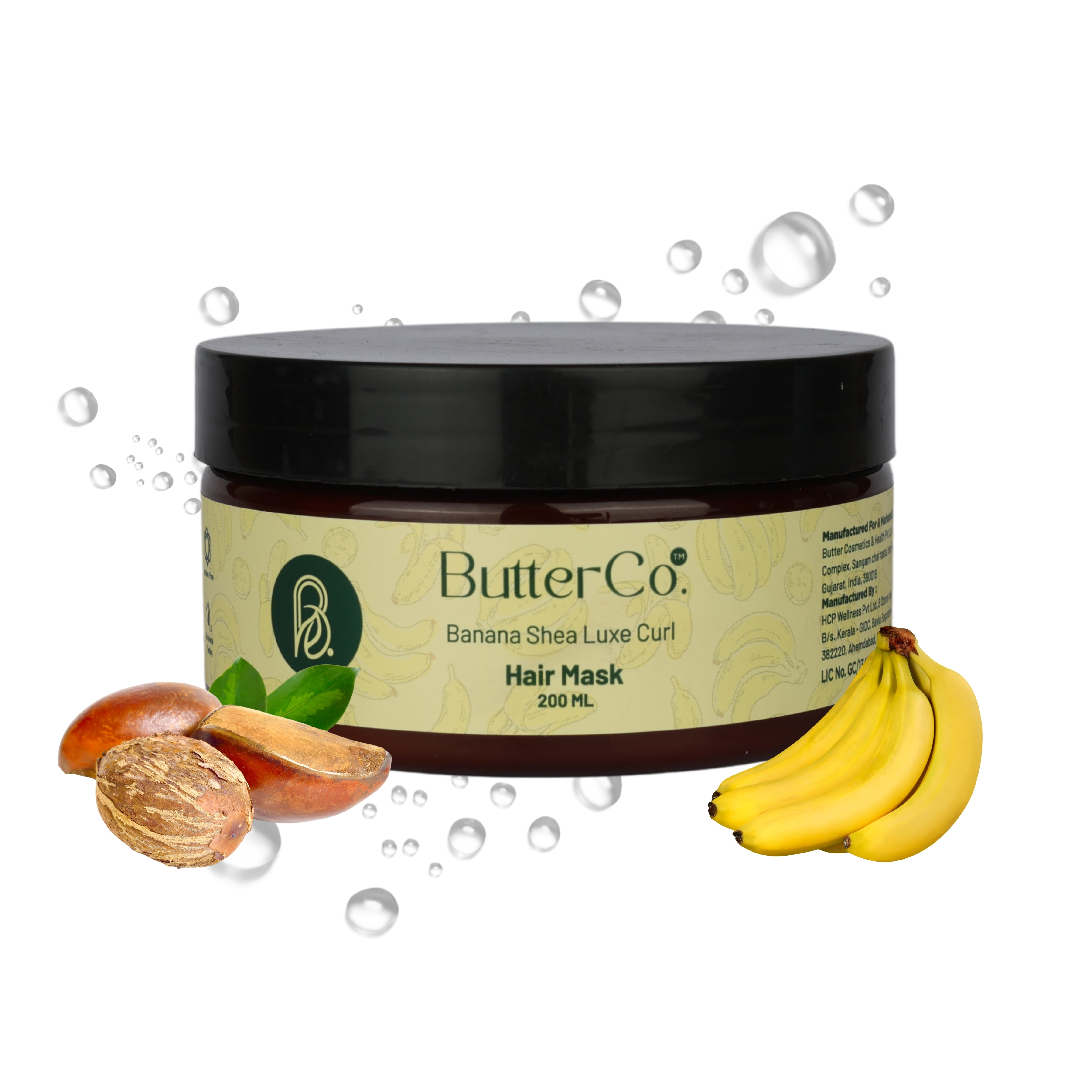 ButterCo. Banana Shea Luxe Curl Hair Mask for Frizzy Hair